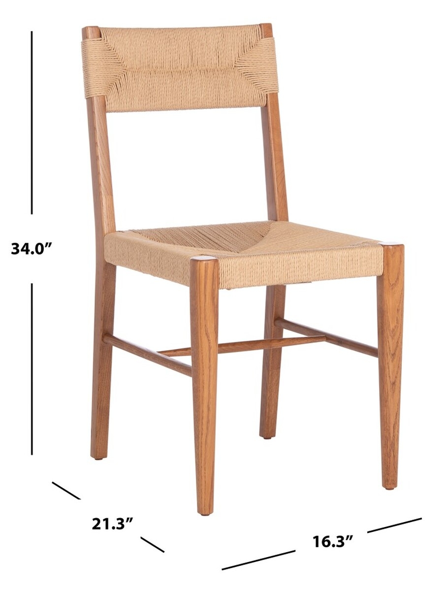 Cody Rattan Dining Chair - Natural - Image 9