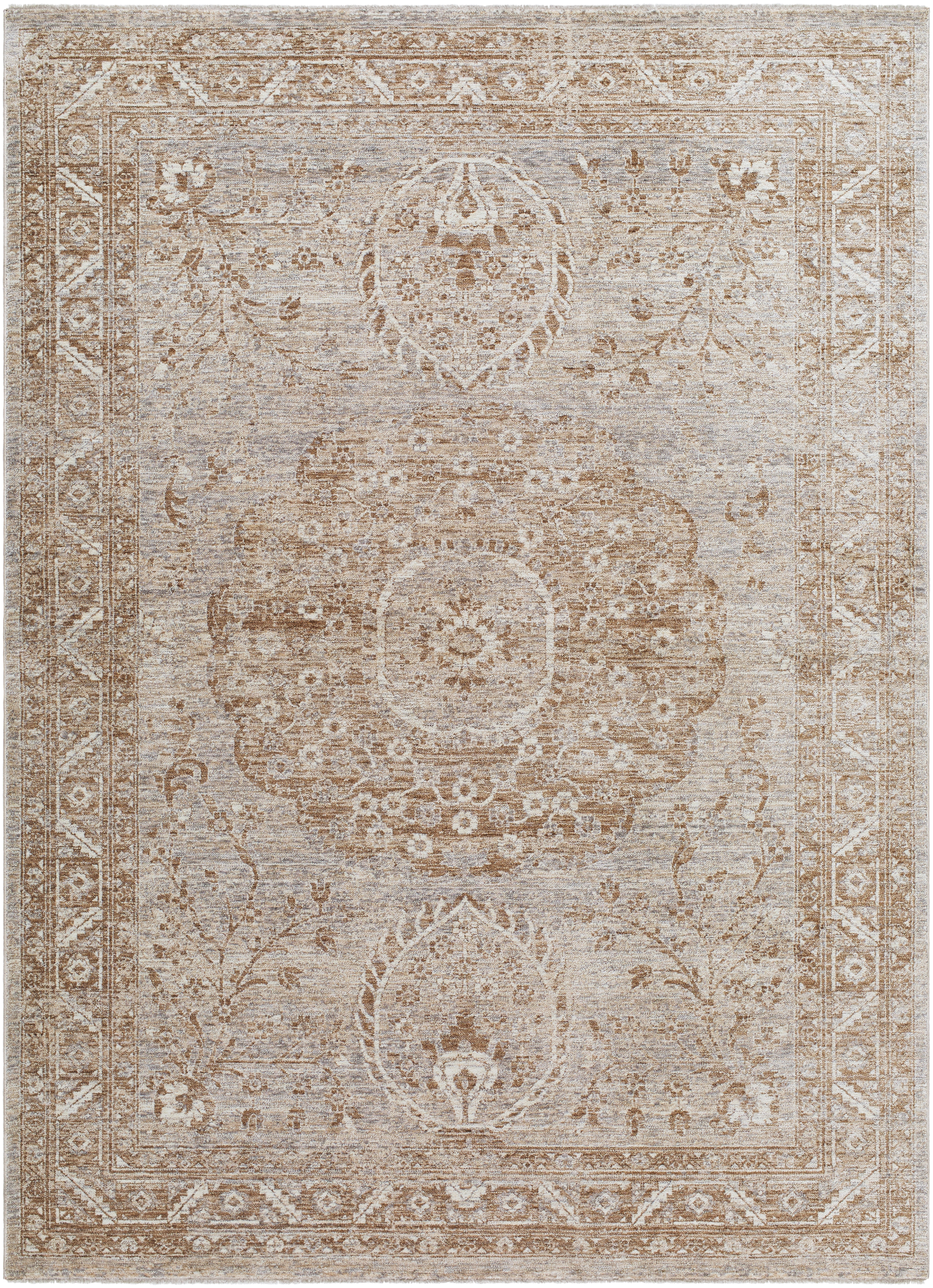 Misterio Plus White Indoor 5' x 7'9" Machine Woven Rug - Image 0