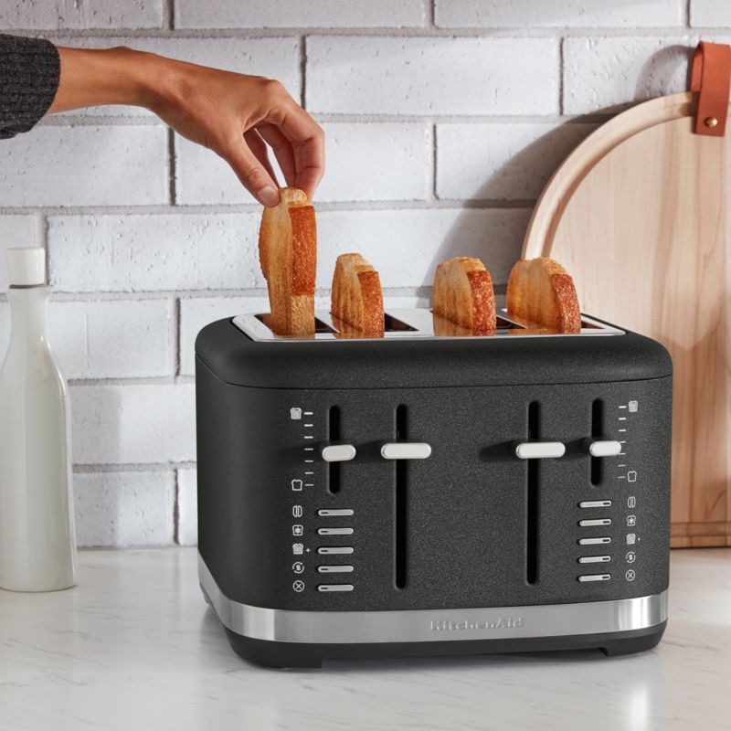KitchenAid ® 4-Slice Toaster in Cast Iron Black - Image 1
