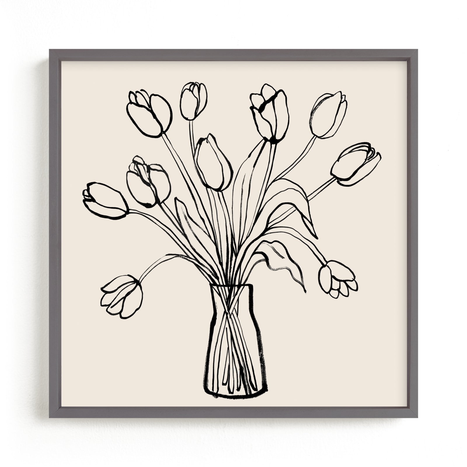 Tulips Drawing Limited Edition Fine Art Print 2 - Image 0
