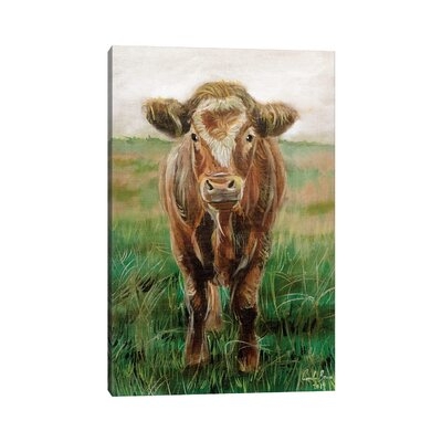 Portrait of A Cow by Gordon Bruce - Wrapped Canvas Painting Print - Image 0