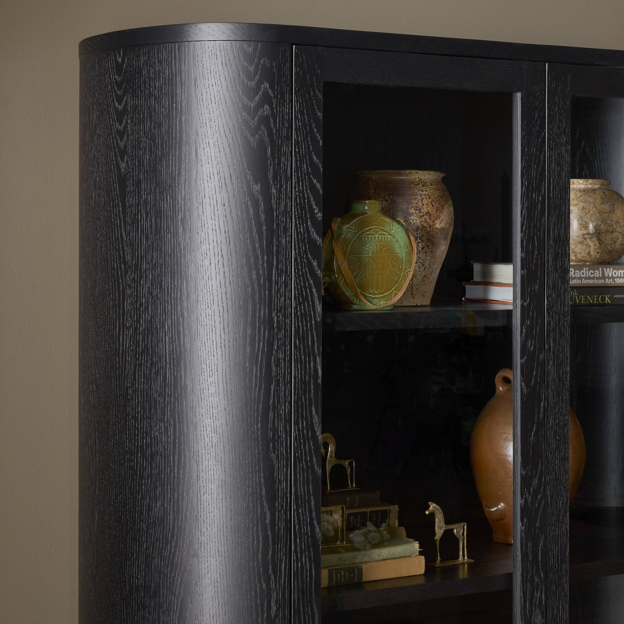 Pilar Cabinet - Charcoal Oak Veneer - Image 13