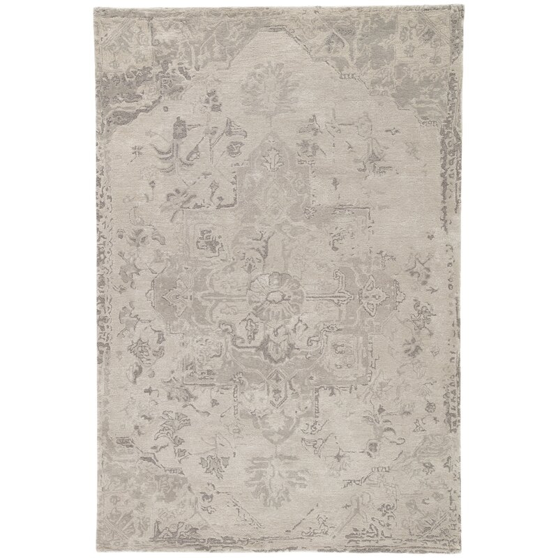  Eyre Hand-Tufted Taupe Area Rug Rug Size: Rectangle 8' x 10' - Image 0