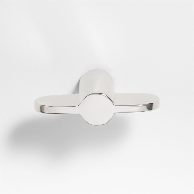 Flat Bar Polished Chrome Cabinet Knob - Image 0