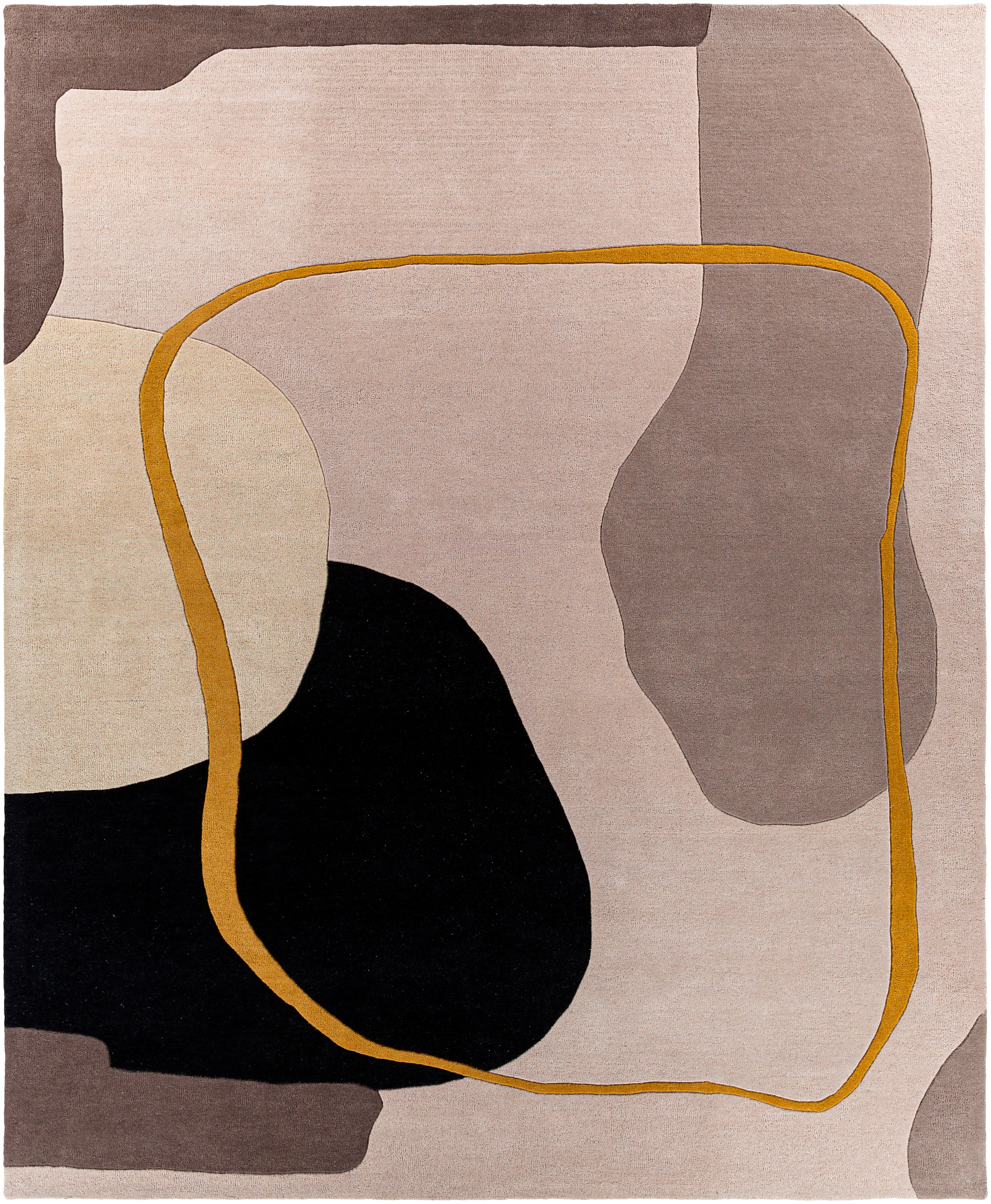 Queens Beige Indoor 12' x 15' Handmade Rug - Image 0