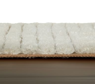 Maverick Geometric Washable Wool Rug, Almond, 5'7"x7'x11" - Image 2