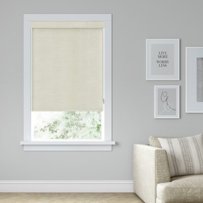 Levolor Custom Cordloop Light Filtering Roller Shades, Heathered in Sand - Image 0