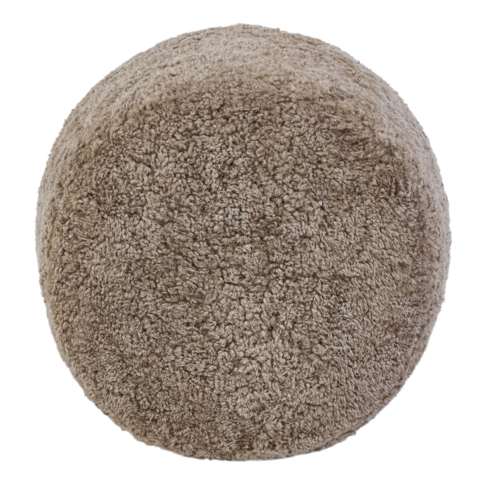 Bilbury Ottoman - Taupe Shearling - Image 5