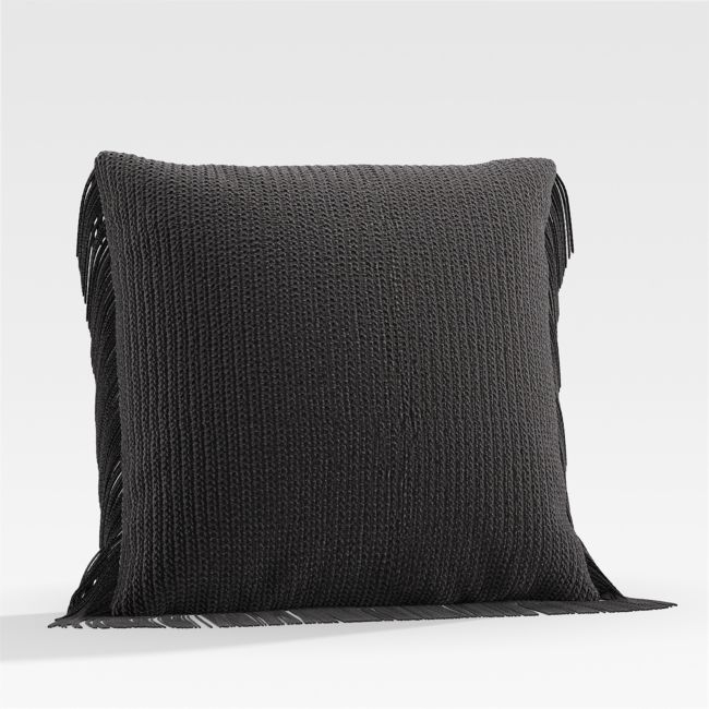 Bergess 20" Black Pillow - Image 0