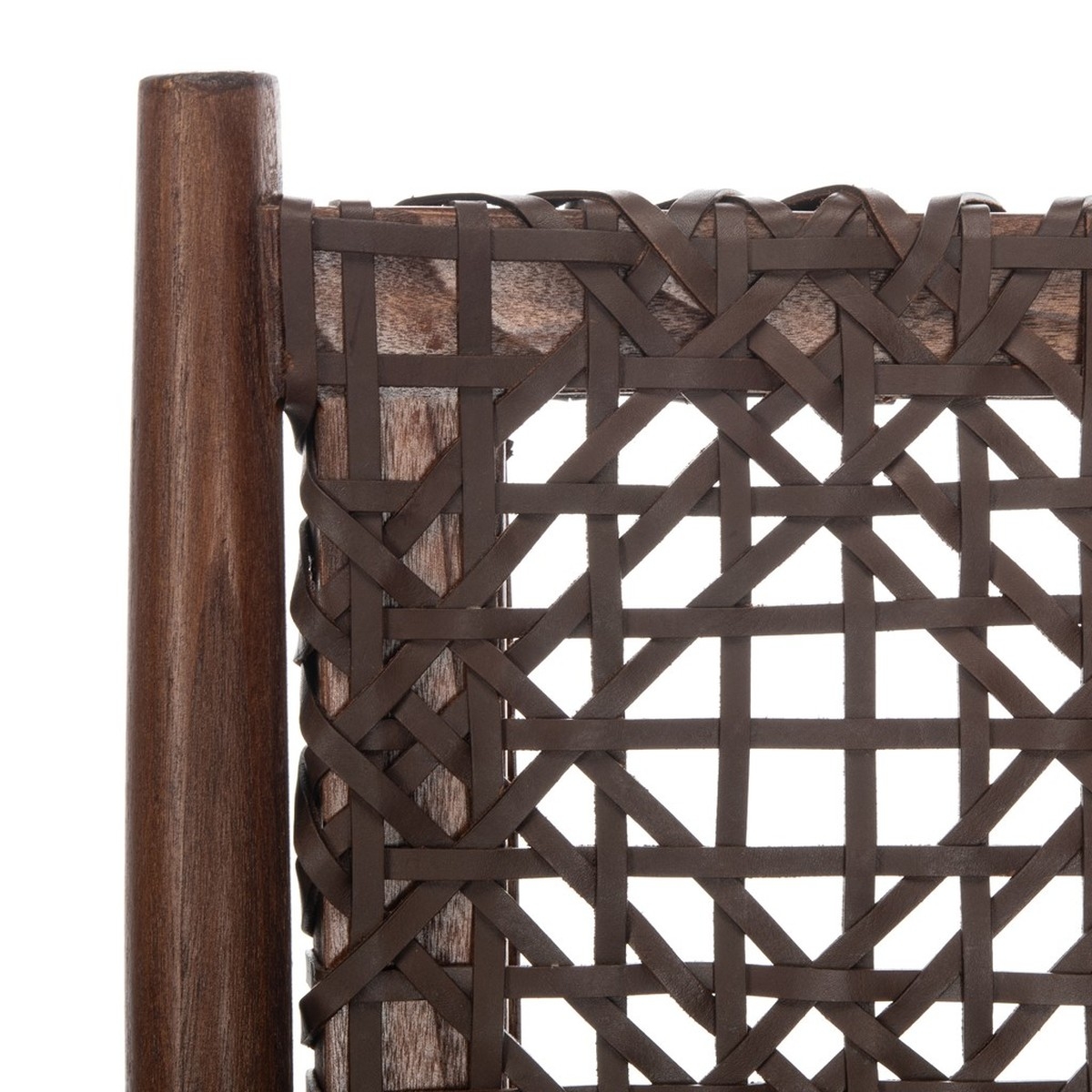 Bandelier Accent Chair - Brown / Brown - Safavieh - Image 2