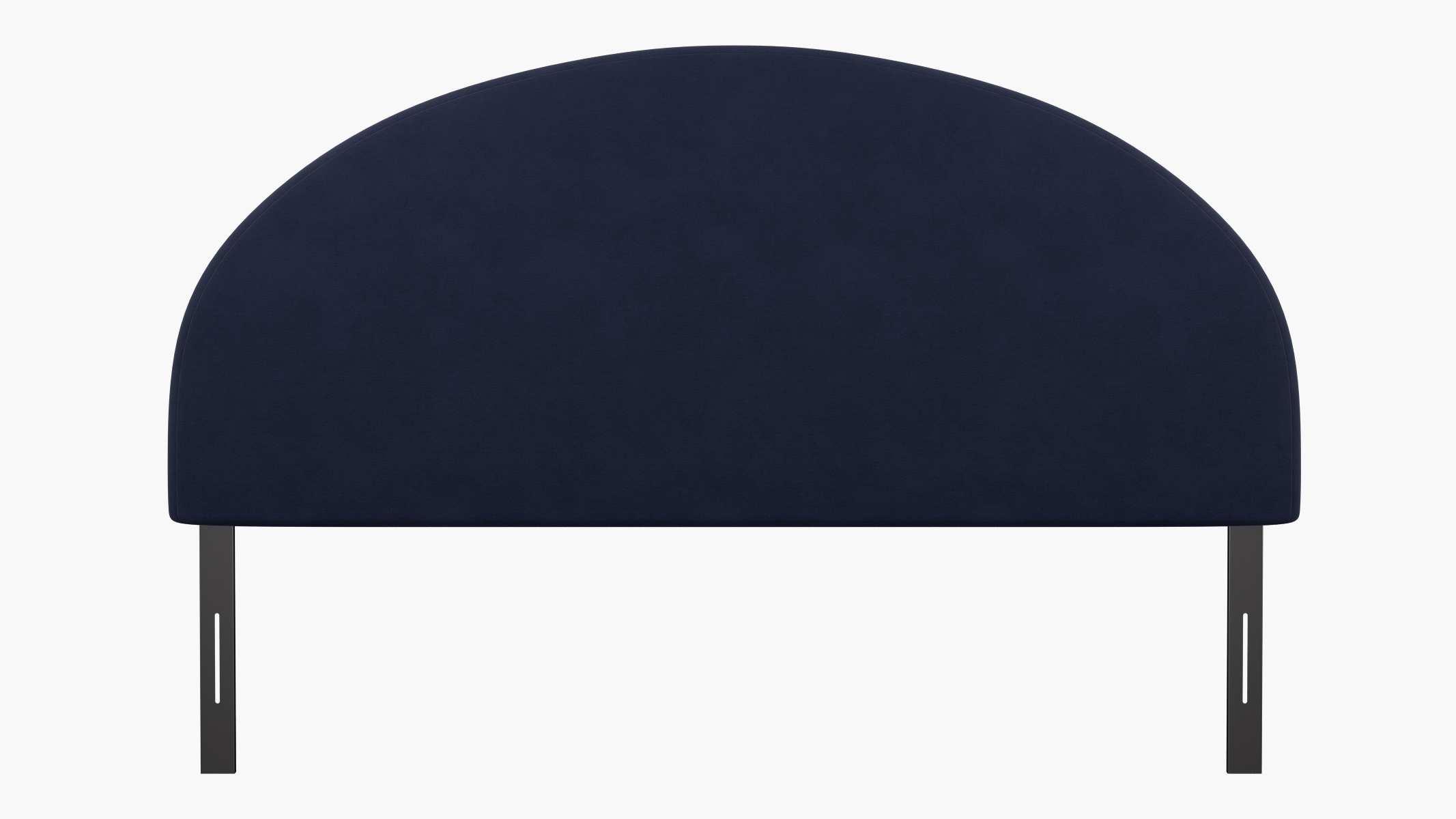 Arched Back Headboard, Navy Classic Velvet, King - Image 1