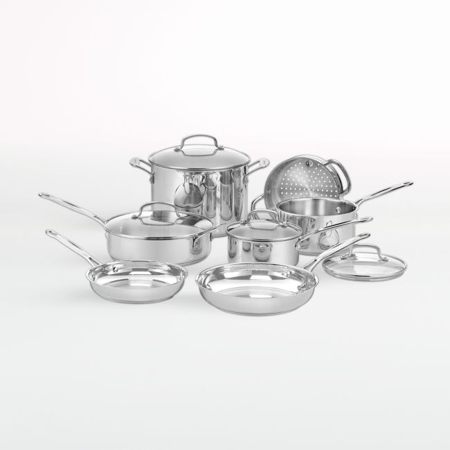 Cuisinart ® Chef's Classic™ 11-Piece Stainless Steel Cookware Set - Image 0