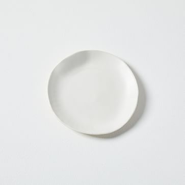 Virginia Sin Porcelain Paper Plate, Mini, White - Image 0