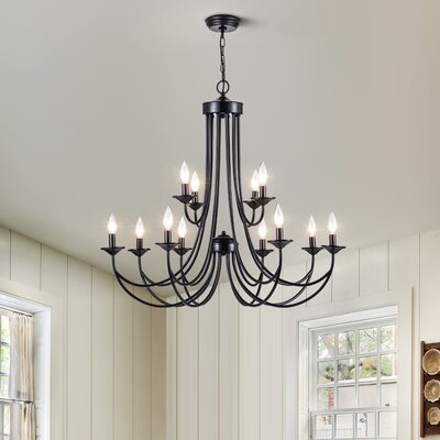 12 - Light Candle Style Classic / Traditional Chandelier - Image 0