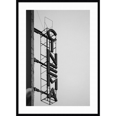 Cinema Marquee Sign by Design Fabrikken - Picture Frame Photograph Print on Paper - Image 0