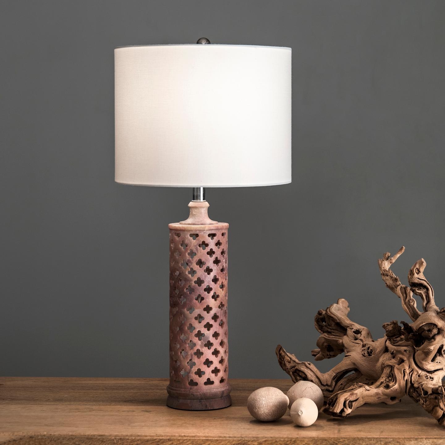  Roy 24" Marble Table Lamp - Image 1