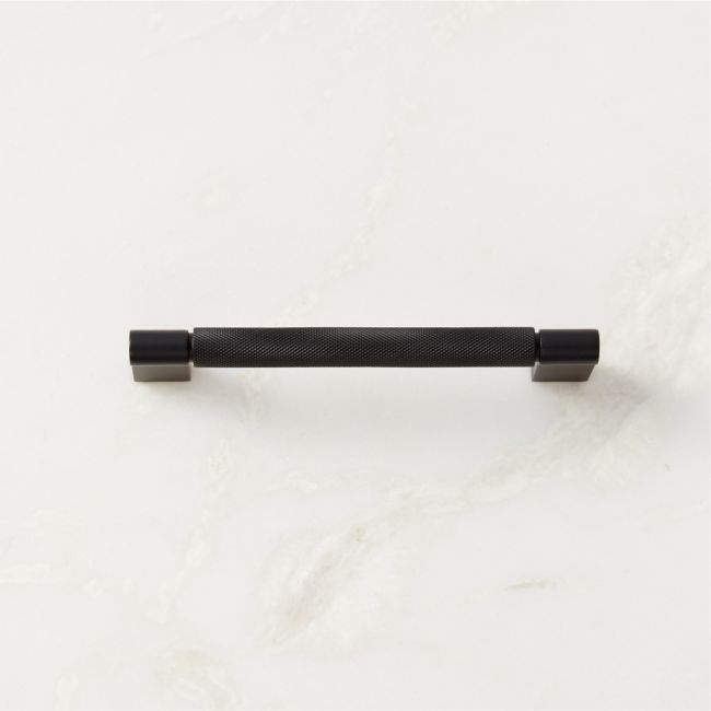 5" Nicolo Knurled Black Handle - Image 0
