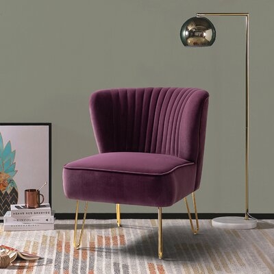 Ansleigh 26" W Velvet Side Chair - Image 0