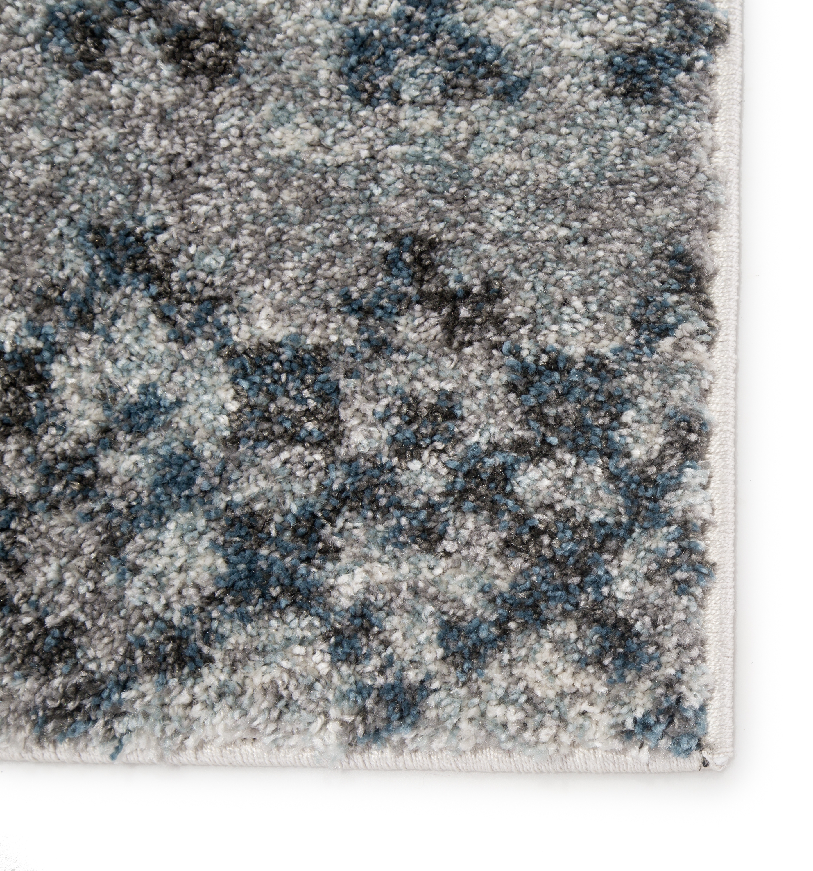 Enesta Trellis Blue/ Gray Area Rug (7'6"X9'6") - Image 3