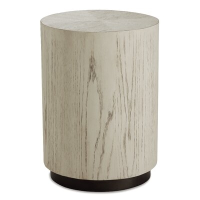 Matsuda Solid Wood Drum End Table - Image 0