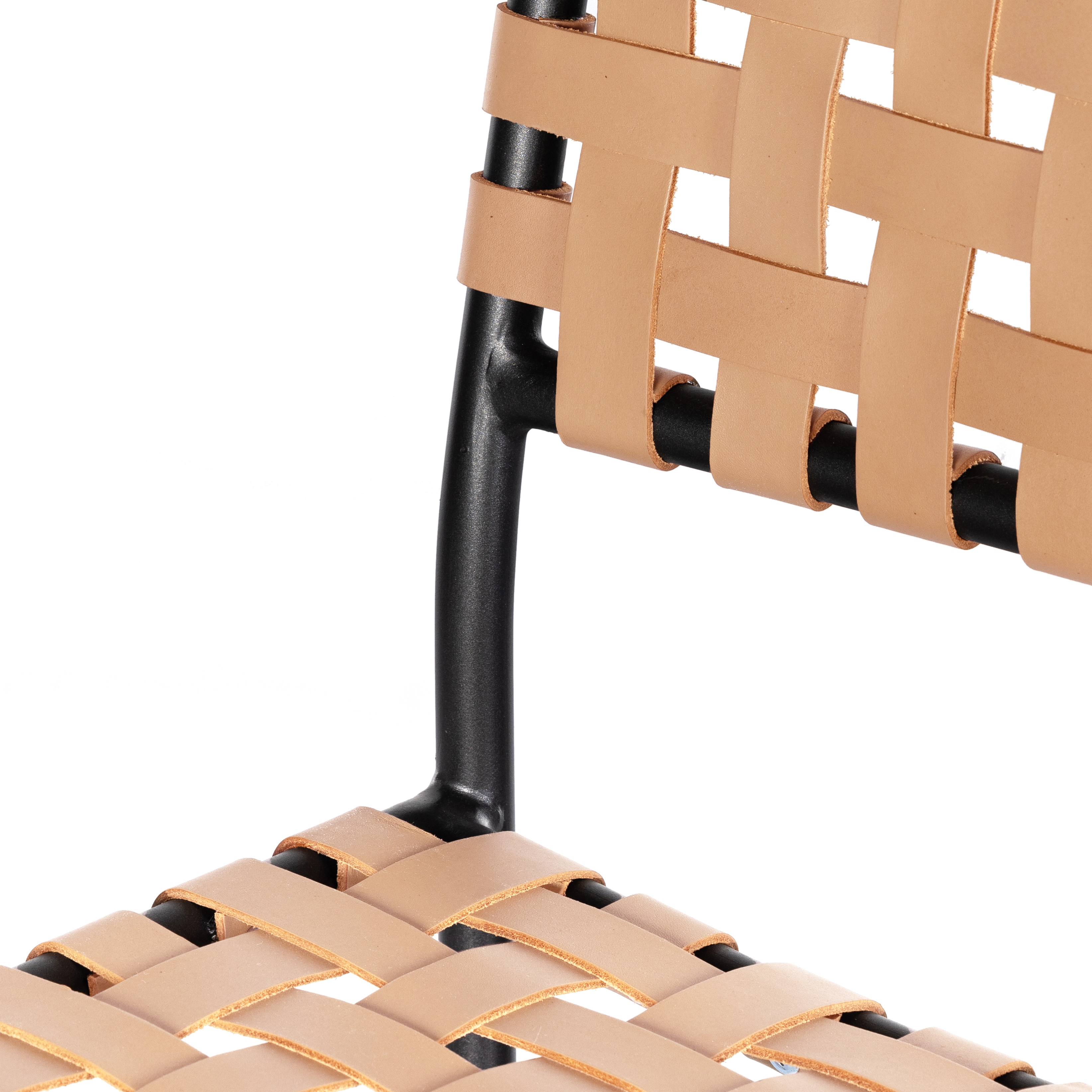 Garza Counter Stool - Natural Leather - Image 7