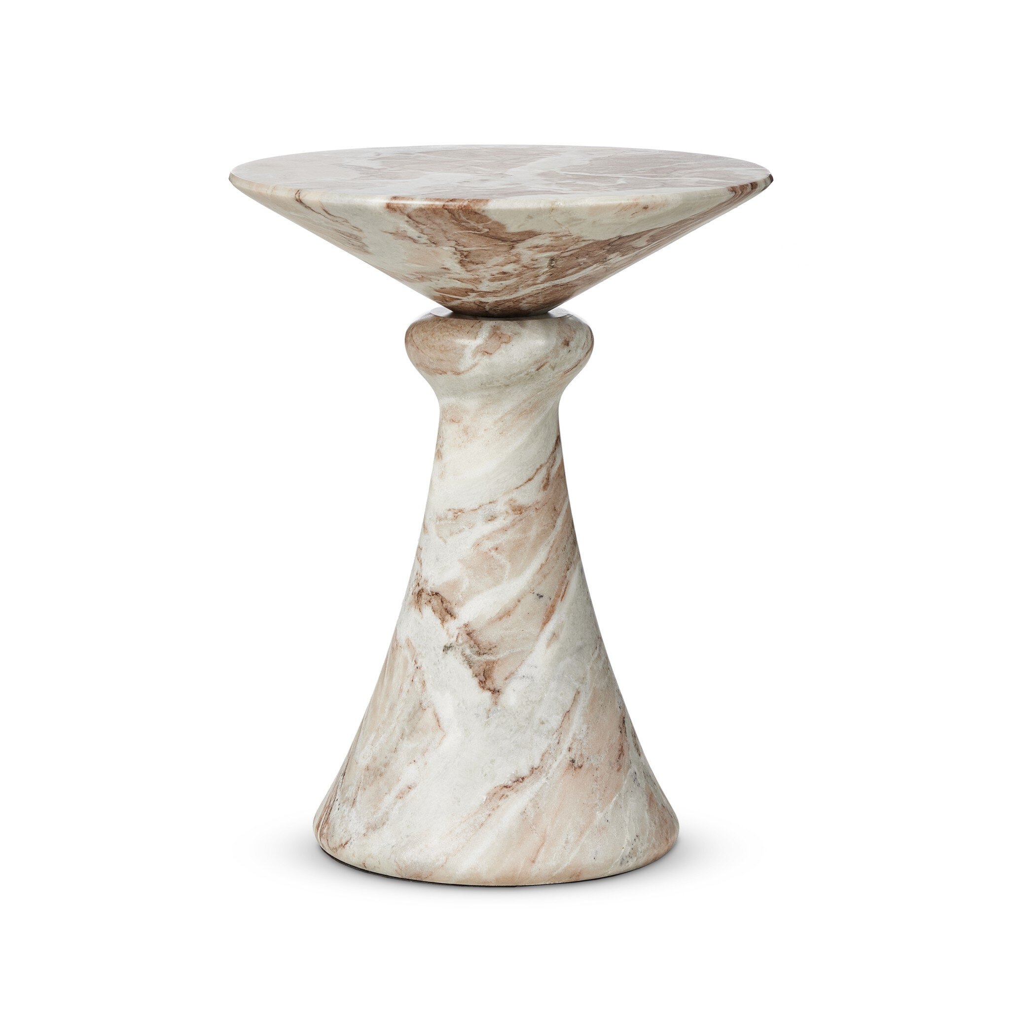 Connie End Table - Sawar Marble - Image 1