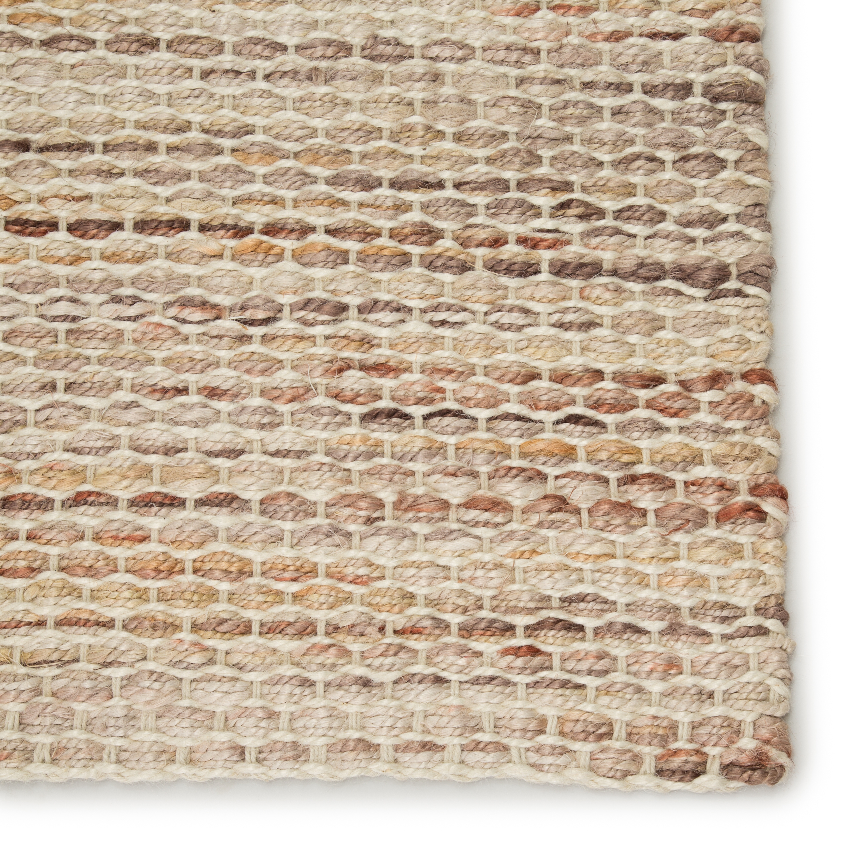 Cirra Natural Solid Ivory/ Terra Cotta Area Rug (9'X12') - Image 3