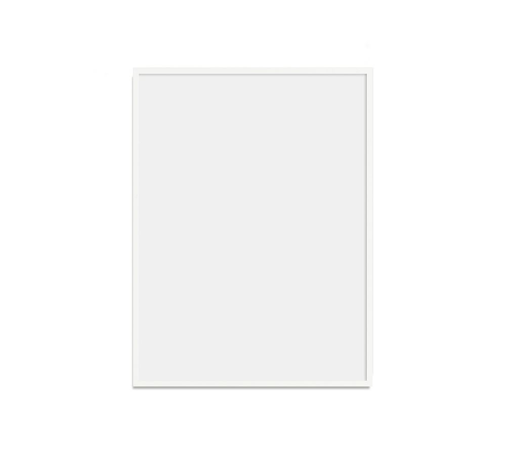Metal Gallery Frame, No Mat, 18x24 - Bright White - Image 0