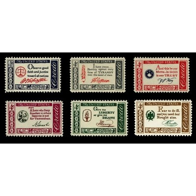 American Credo United States Postage Stamp Series - Image 0