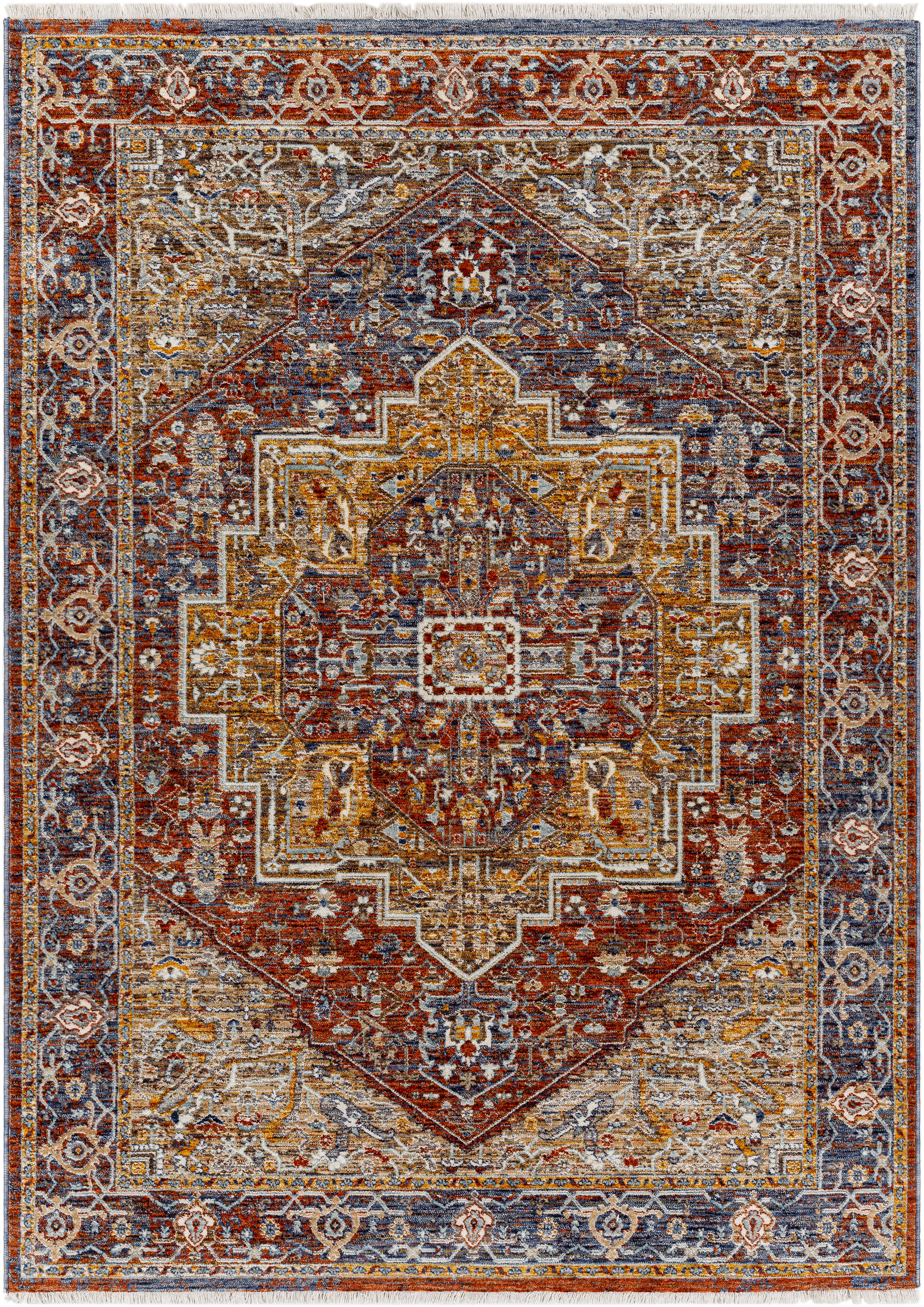Misterio Brown Indoor 9' x 12'10" Machine Woven Rug - Image 0