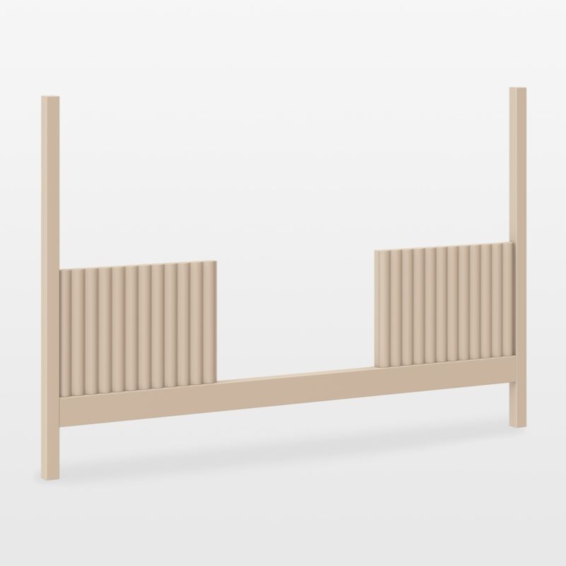Babyletto Moab Taupe Wood Toddler Bed Rail - Image 2