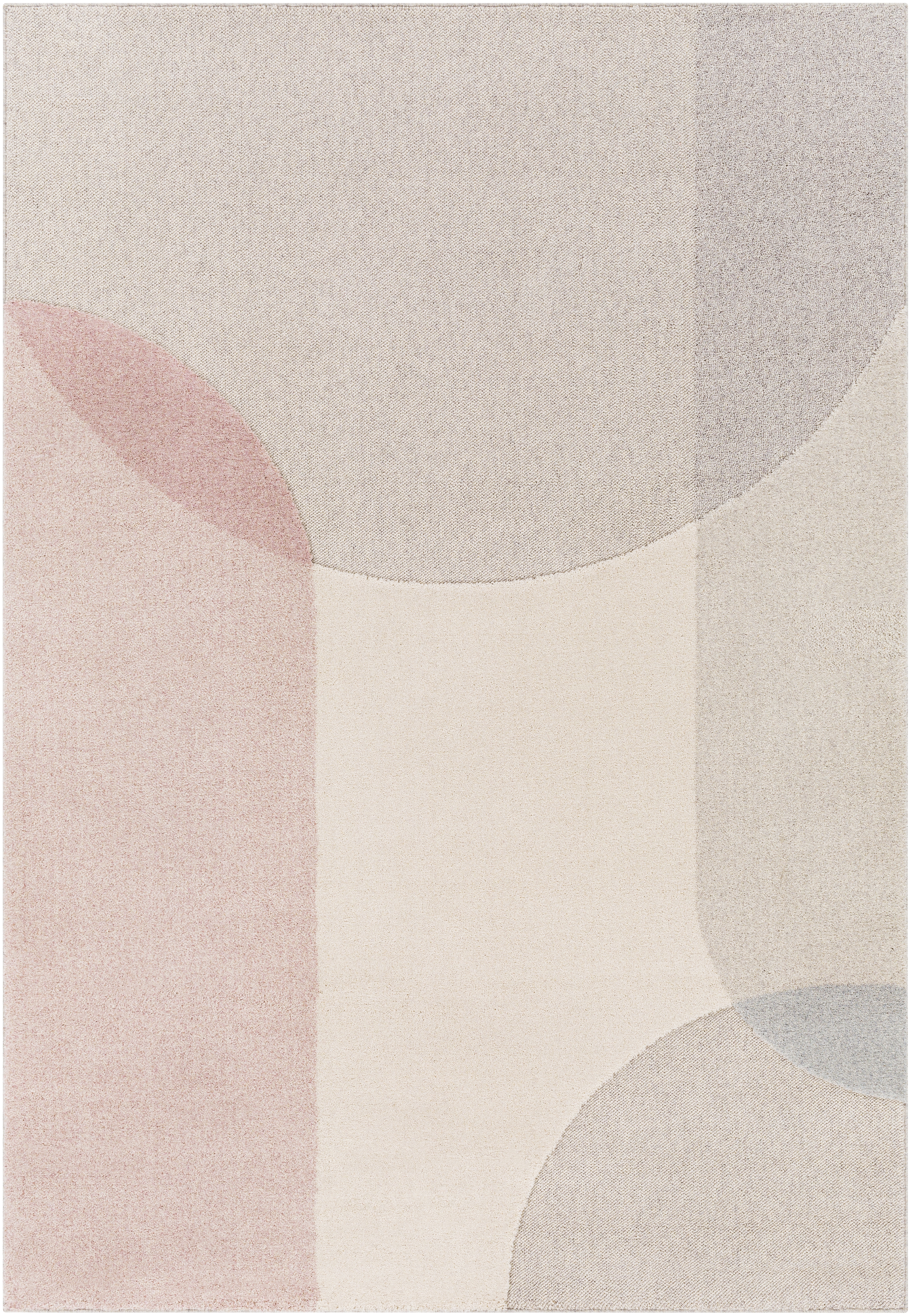 Flux Pink Indoor 2' x 2'11" Machine Woven Rug - Image 0