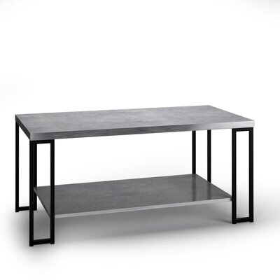 Accent Cocktail Table Coffee Table W/ Storage Shelf - Image 0