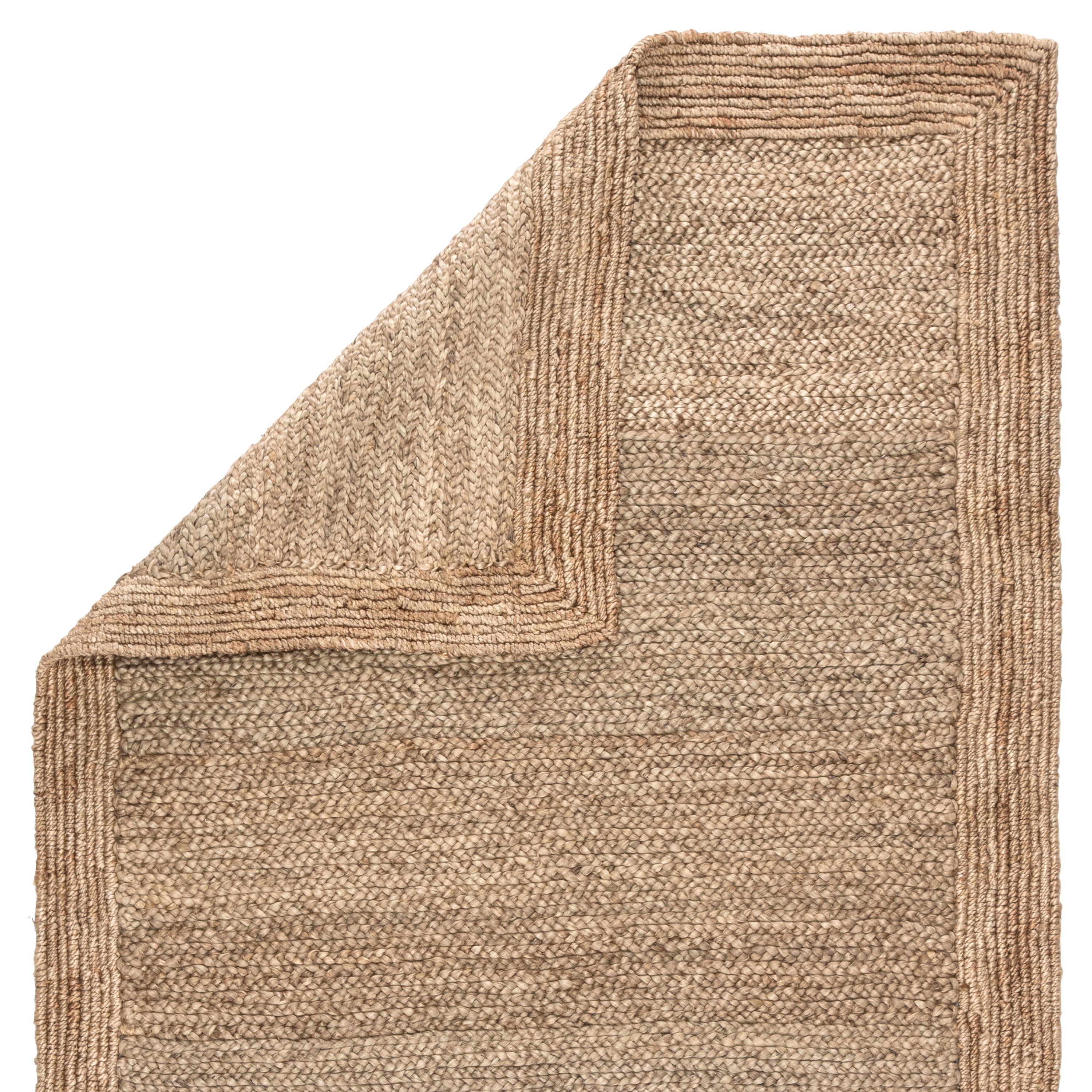 Aboo Natural Solid Beige Area Rug (9' X 12') - Image 2