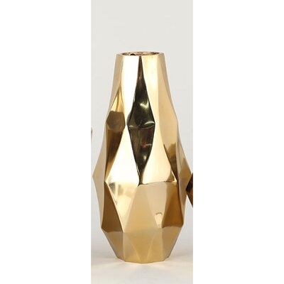 Orwin Gold 12.25" Stainless Steel Table Vase - Image 0