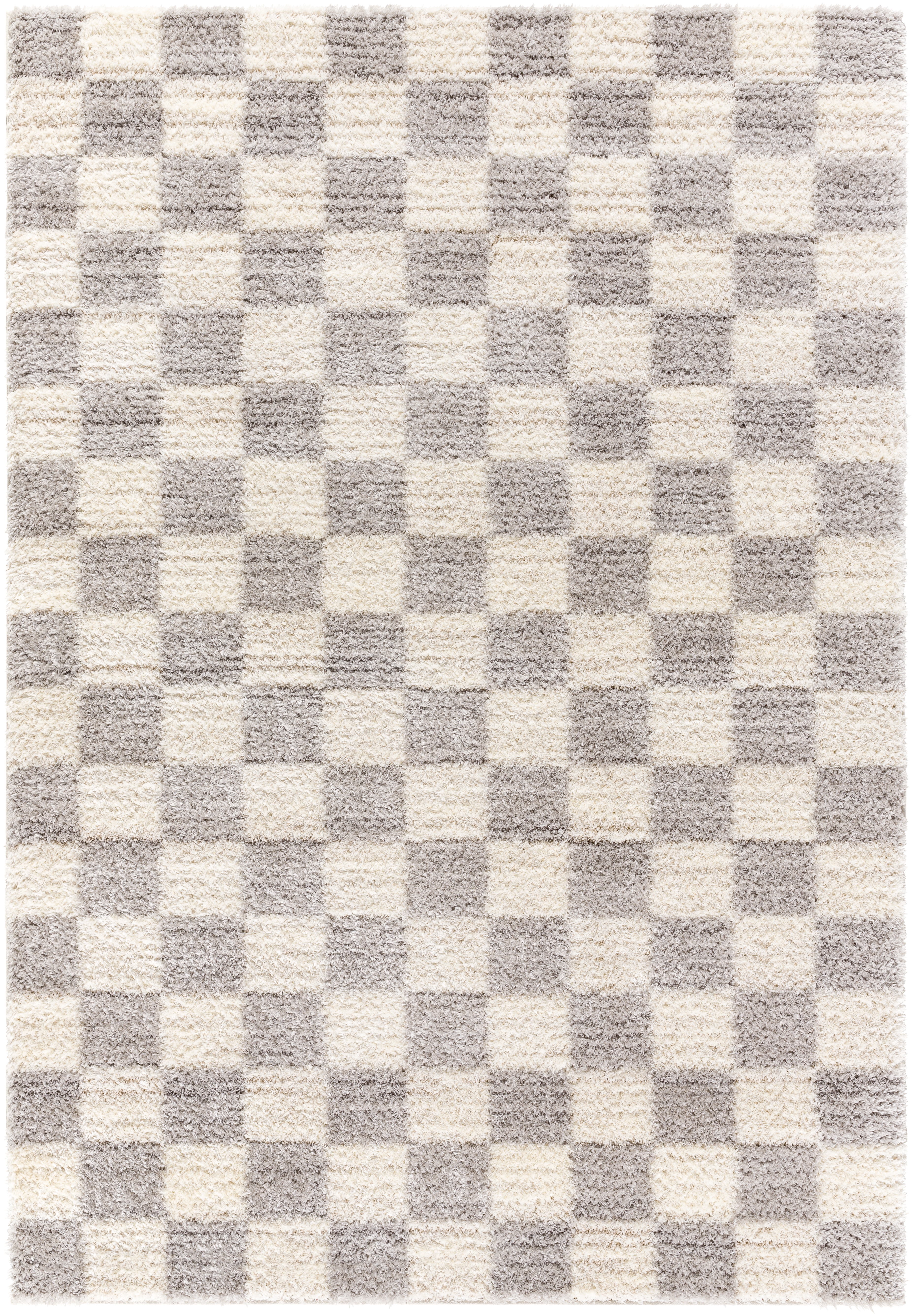 Primo Beige Indoor 5'3" x 7' Machine Woven Rug - Image 0