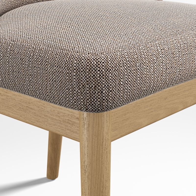 Ana Grey Dining Chair with Natural Wood Legs - Image 7