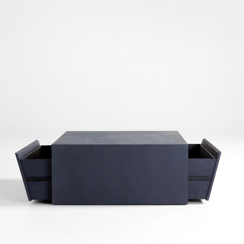 Vander Charcoal Wood Storage Coffee Table - Image 2