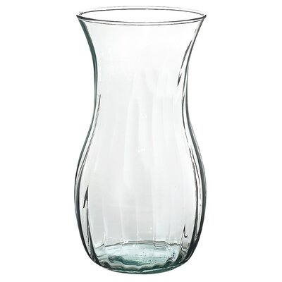 Vaz Optic Clear Recycled Glass Vase - Trumpet - Image 0