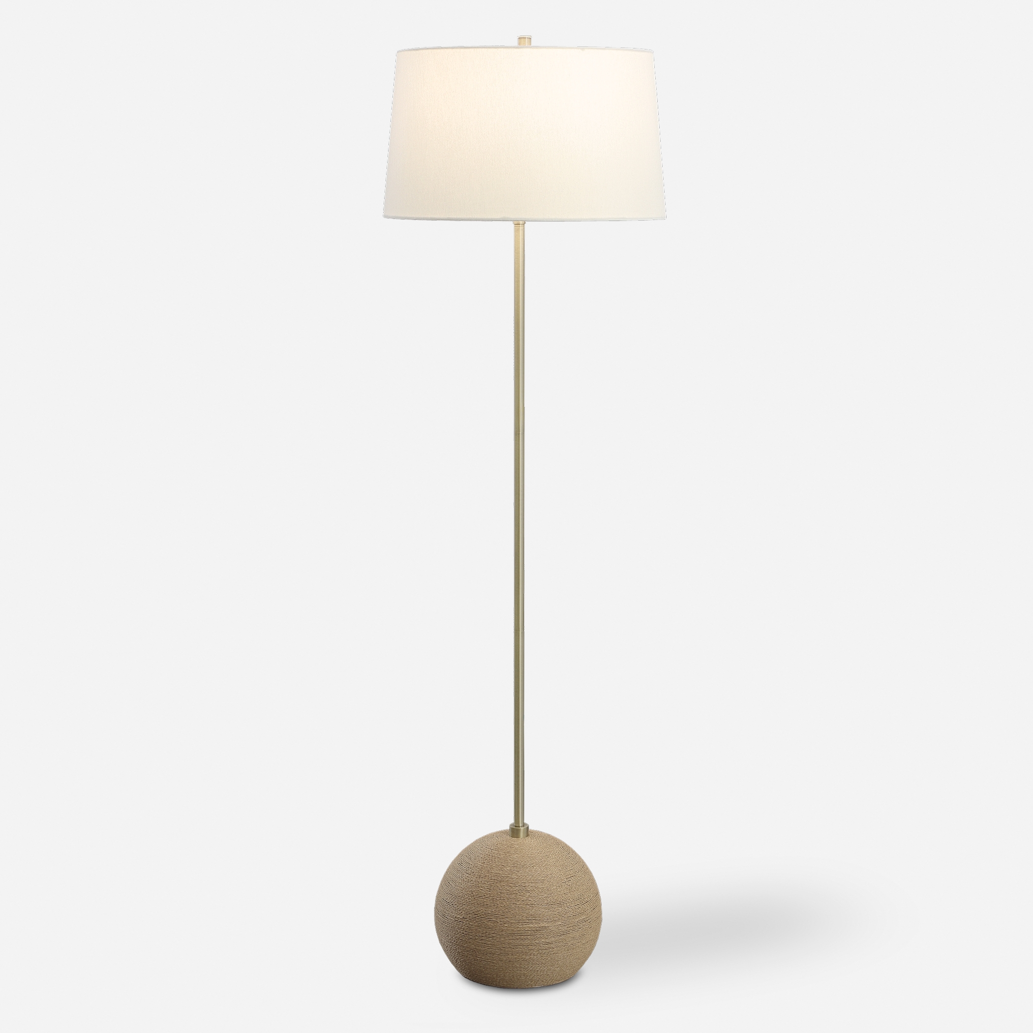 Captiva Brass Floor Lamp - Image 0