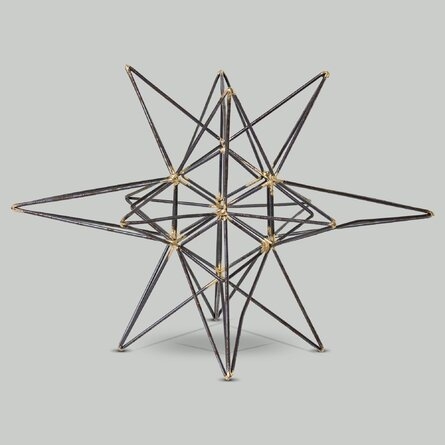 Metal Star Table Top Decor Sculpture - Image 1