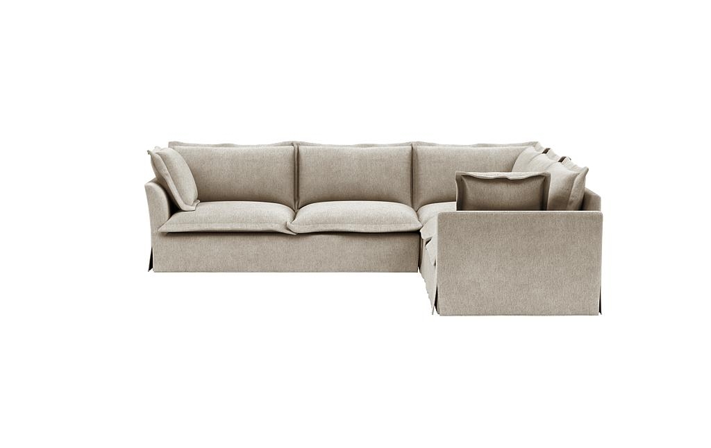 Skylar Slipcovered Corner 4-Seat Sectional Sofa - Image 0