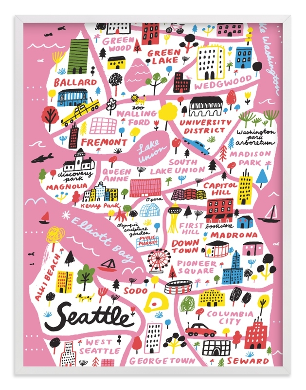 I Love Seattle Limited Edition Fine Art Print 1 - Image 0