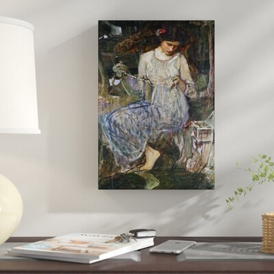 'The Necklace' by John William Waterhouse Print on Canvas - Image 0
