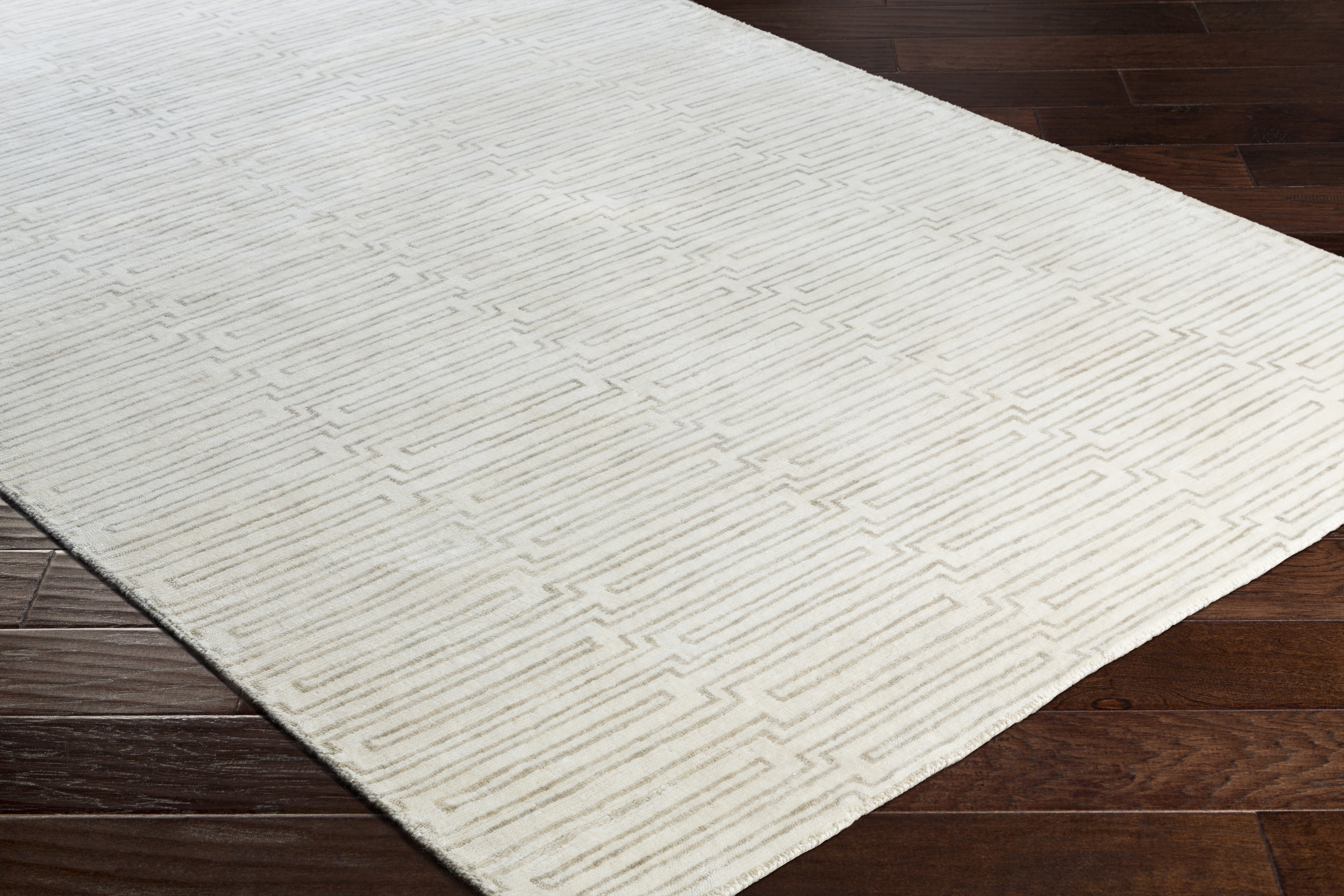 Platinum Beige Indoor 2' x 3' Handmade Rug - Image 6