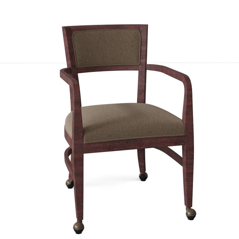 Fairfield Chair Naples Upholstered King Louis Back Arm Chair - Image 0