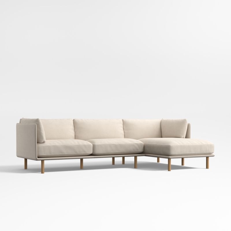 Wells 2-Piece Chaise Sectional Sofa - Image 1