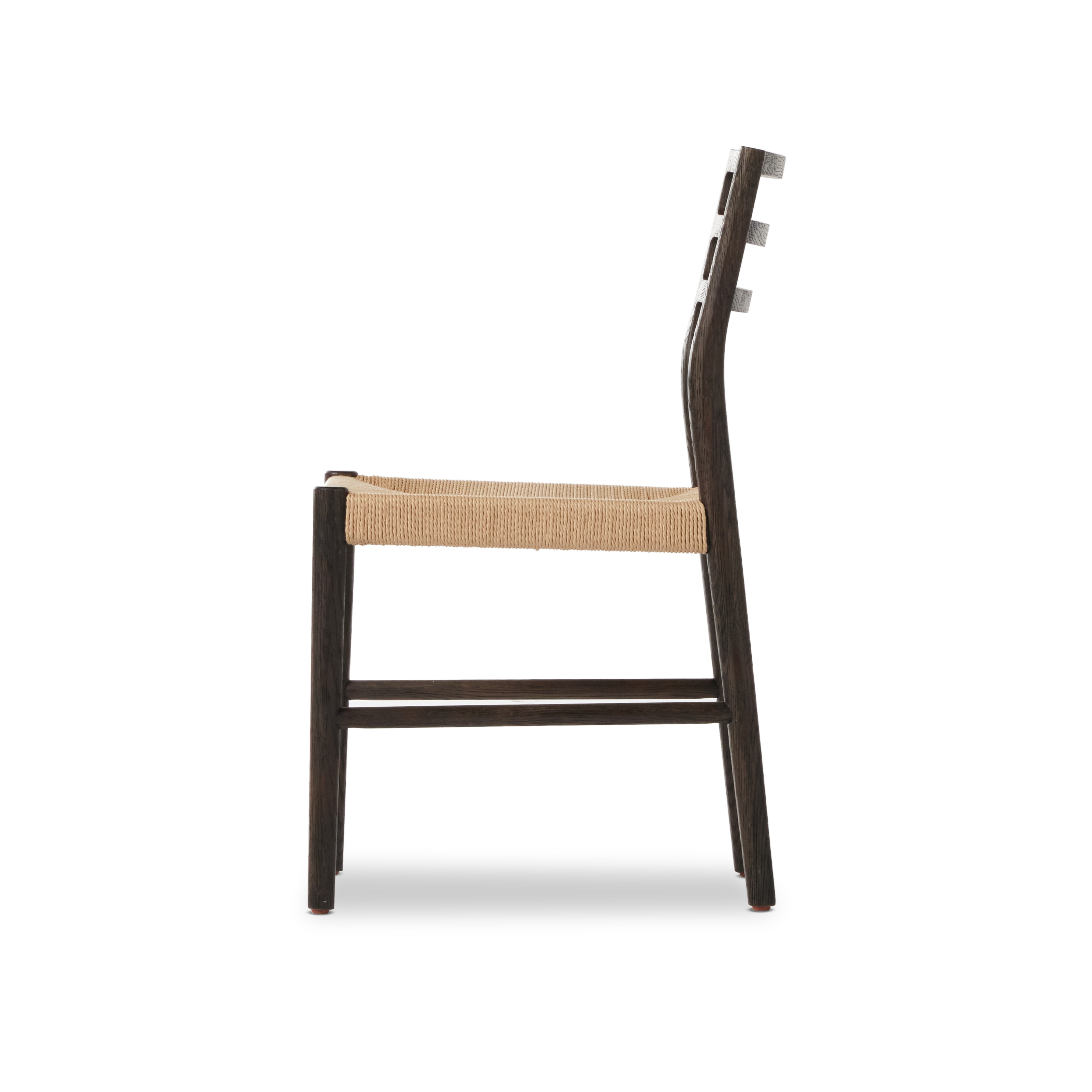 Glenmore Woven Dining Chair-Light Carbon - Image 4