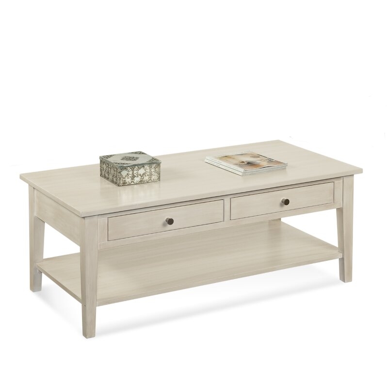 Braxton Culler East Hampton Solid Wood Coffee Table with Storage - Image 0