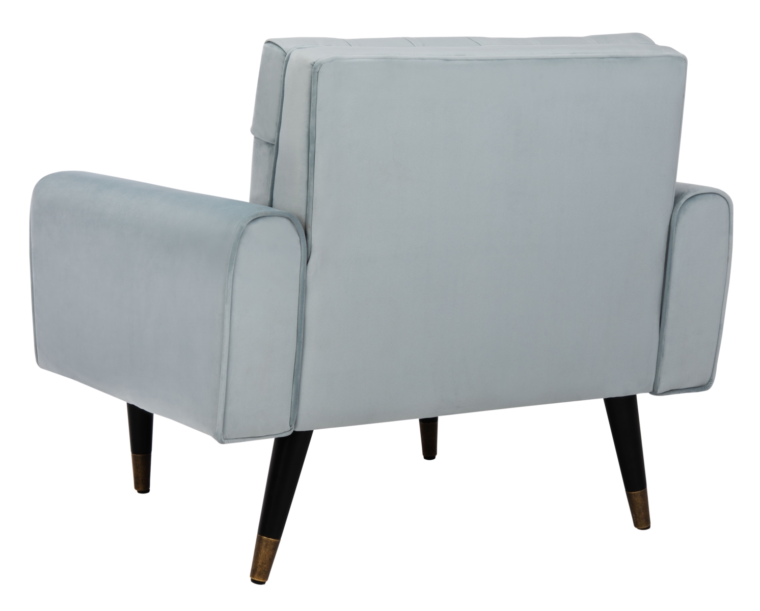 Amaris Tufted Accent Chair - Slate Blue / Black - Safavieh - Image 8